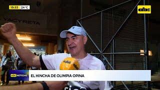 El hincha de Olimpia opina tras el triunfo