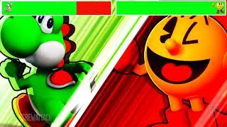 Yoshi vs. Pac Man DBX with healthbars 35k Special