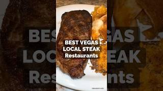 Best LOCAL STEAK RESTAURANTS in VEGAS #vegas #vegasfood #travelfood #casinos #shortstravel #steak