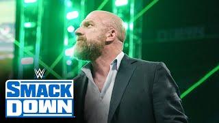 Triple H reasserts his authority following WrestleMania Kickoff event SmackDown Feb. 9 2024