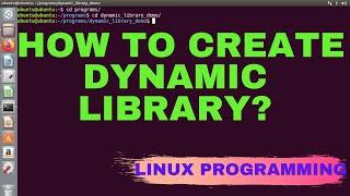 How to use a Dynamic Library  Shared library Linux Programming #2