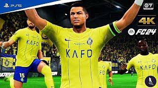 FC 24  Al Nassr Vs. Al Ahli  Ft. Cristiano Ronaldo Sadio Mane  Roshn Saudi League Match  PS5™4K