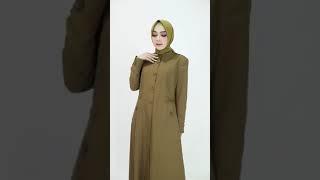 gamis pemda wanita re bonia gamis pdh kheki tua wanita terbaru gamis asn wanita coklat tua