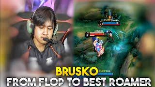 BRUSKO PROVE HIMSELF THAT HE IS ONE OF THE BEST ROAMER  FROM RRQ FLOP TO BEST ROAMER