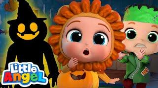 Dont Be Afraid Of Halloween - Little Angel  Kids Cartoons & Nursery Rhymes  Moonbug Kids