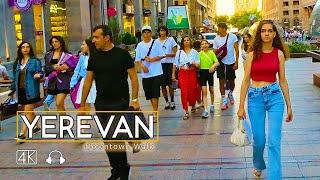 Yerevan Downtown Walk Sunshine Streets and Life Sept 25 2024 4K 60fps