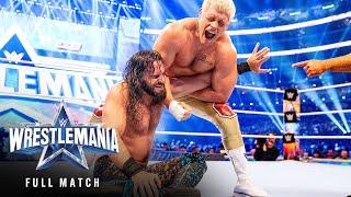 FULL MATCH — Cody Rhodes vs. Seth Freakin Rollins WrestleMania 38 Saturday