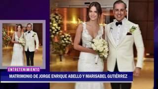ASÍ FUE EL MATRIMONIO DE JORGE ENRIQUE ABELLO Y MARISABEL GUTIÉRREZ