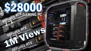 28000$ 64-CORE MONSTER - THREADRIPPER PRO 3995WX - RTX 3090 KUDAN 3 WAY - G.SKILL  256GB - PC BUILD