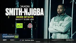 Jaxon Smith-Njigba gets drafted to Seattle Seahawks for the #20 pick of the 2023 NFL draft