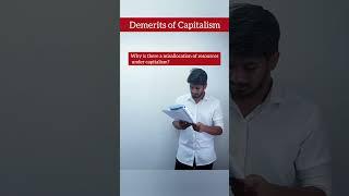 demirits of capitalism  business economics mcq questions  ca foundation #shorts