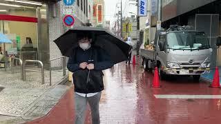 Tokyo Rainy Walking June 2024️ 激しい雨の中、蒲田を散歩