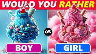 Would You Rather… Girl VS Boy  Personality Challenge  🩷