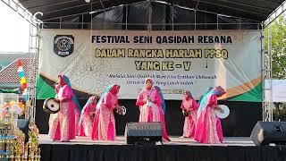 BUSANA MUSLIMAHASSYAIBBANFESTIVAL QASIDAH REBANA HARLAH POSQ KE.5AGUSTUS 2023