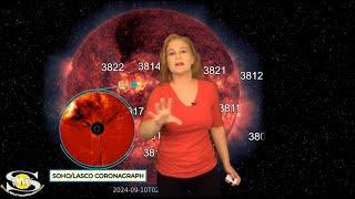 Earth-Directed Storms Come & Big Flare Players Enter  Solar Storm Forecast 11 September 2024