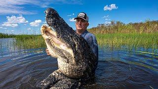 This Alligator was MASSIVE {Catch Clean Cook} Asian Alligator Bites With Sticky Sesame Sauce