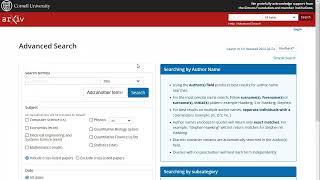 2.2.1. Обзор ресурса открытого доступа ArXiv.org