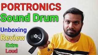 Portronics sound drum unboxing and review  Best Bluetooth Speaker Under 2000