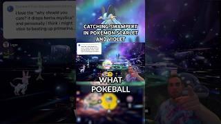 What Poké Ball are YOU catching 7 Star Swampert in?  #pokemonscarletandviolet