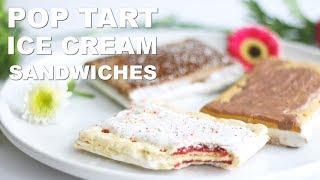 Pop Tart Ice Cream Sandwiches