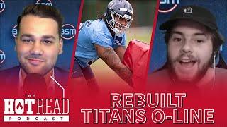JC Latham New Tennessee Titans Offensive Line Looking STRONG In Practice  NFL  THE HOT READ POD