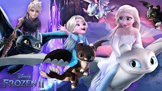 Frozen 2 Elsa and Jack Frost have a daughter - and Dragons Disney Frozen 2  Alice Edit
