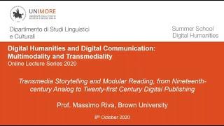 Transmedia storytelling and modular reading from 19 century analog to 21 century digital publishing