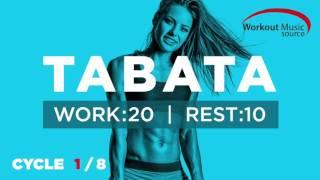 Workout Music Source  TABATA Cycle 18 With Vocal Cues Work 20 Secs  Rest 10 Secs