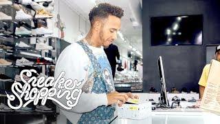 Lewis Hamilton Goes Sneaker Shopping With Complex