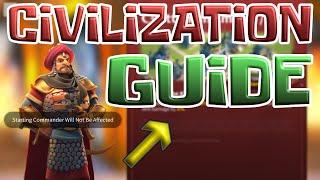 BEST CIVILIZATION TO PICK? Quick Guide  Rise of Kingdoms