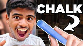 ASMR Eating white Chalk white chalk telor chalk best eating sound