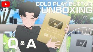 GOLD PLAY BUTTON UNBOXING + Q & A  Pinoy Animation