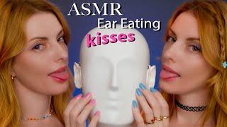 ASMR TWIN Ear Eating Gentle Kisses for Max Tingles