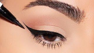 How to PERFECT WINGED EYELINER every single time Simple Beginner Friendly Technique
