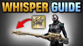 Whisper Mission + Exotic Quest FULL GUIDE Craftable Trait + Catalyst 【 Destiny 2 】