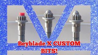 Beyblade-X - Custom made bits Stainless steel and Rubber bits?