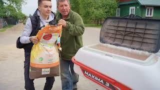 Andrzej i Agro Mati sieją kukurydze w Plutyczach Rolnicy z Podlasia KUHN MAXIMA 3 New Holland