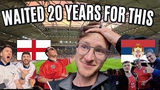 American Football Fan experiences EURO 2024 VIBES - ENGLAND V SERBIA