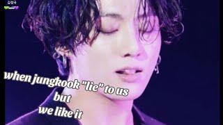 Taekook - when Jungkook lie to us  Taekook FACT Time