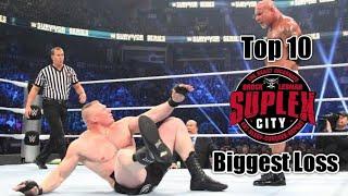 Top 10 Brock Lesnar Biggest Loss Of All Time Highlights_ HD