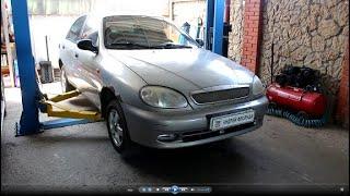 Замена переднего правого подшипника ступицы на Chevrolet Lanos Шевроле Ланос 2008 года