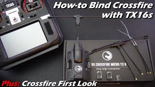 How-to Bind TBS Crossfire with Radiomaster TX16s and TBS Crossfire First Look