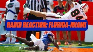 Rapid Reaction to Florida Gators 41-17 loss vs. Miami