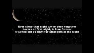 Frank Sinatra -Strangers in the night Lyrics