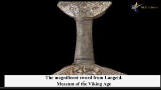 The magnificent sword from Langeid  at The Museum of the Viking Age