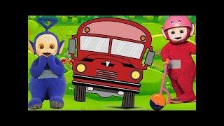 Wheels on the bus  Teletubbies   Nursery Rhymes with Teletubbies  Cartoons for Kids