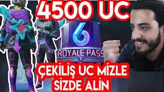 PUBG MOBİLE SEZON 6 ROYALE PASS  ALDIK GİTTİ PARALAR UC ÇEKİLİŞ E KATILIN