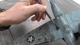 Weathering Wash  Building The HobbyBoss TBF-1C Avenger 148 Scale  Episode.14