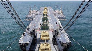 How US Transfers Tons of Military Hardware in Middle of the Ocean