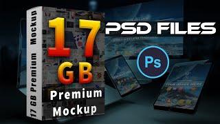 17 GB  Mockup Files Download In PSD Files English Photoshop Tutorial